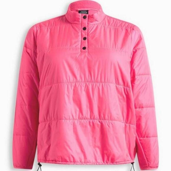 NWT Torrid Plus Size 3X 22-24 Puffer Activewear Pullover Jacket - Picture 5 of 6